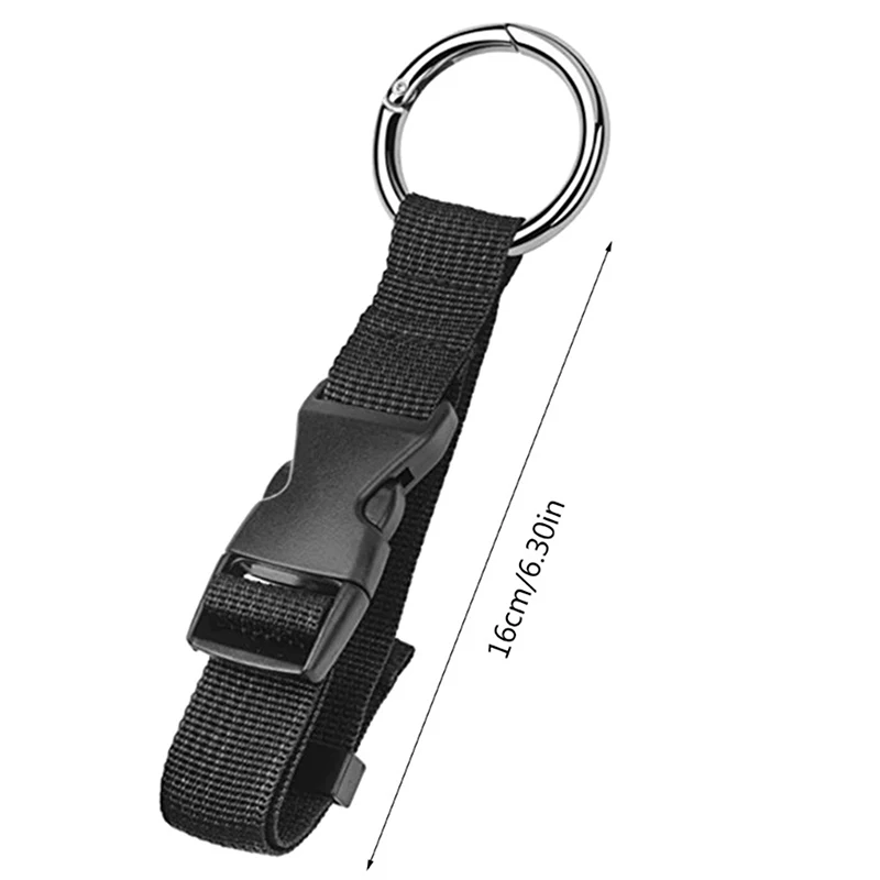 Lage Portable Anti-theft Black Straps Suitcase Belts Holder Gripper Add Bag Handbag Clip Use To Carry smile