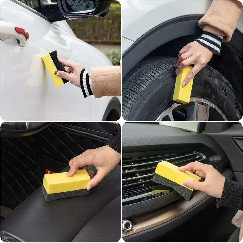 Car Wheel Cleaning Sponge Tire Wash Wiper For Jeep Renegade Wrangler JK Compass Grand Cherokee Patriot Liberty Accessories