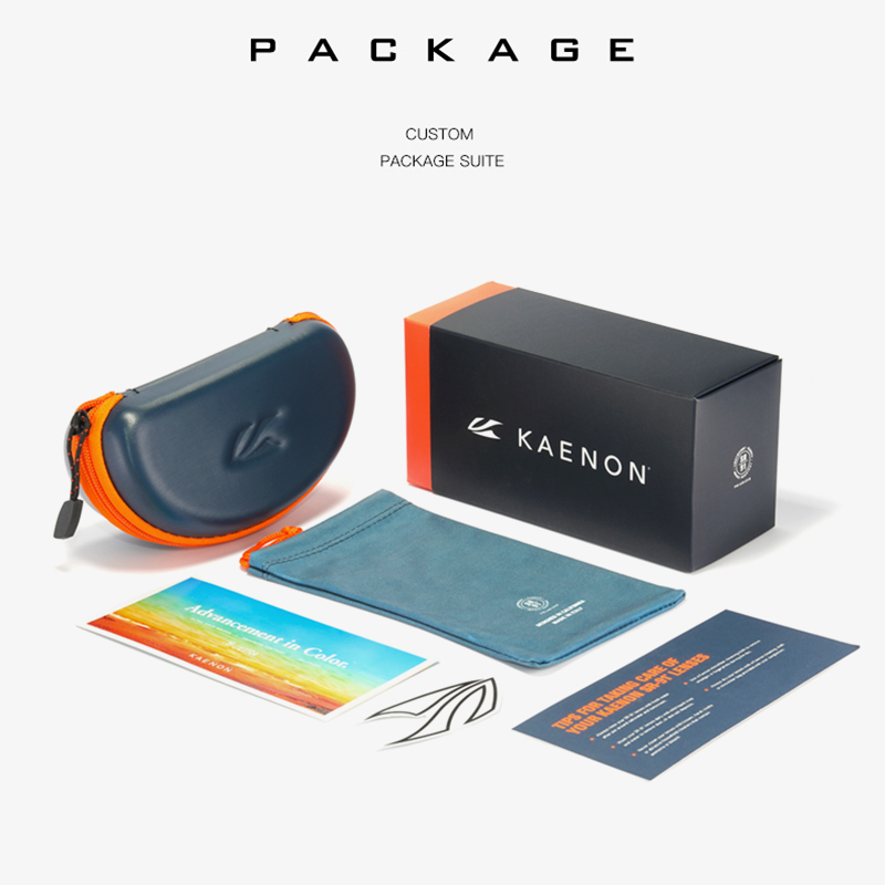Brand KAENON BURNET XL Polarized Sunglasses Men Eyewear Party Driving Fishing Women Sun glasses TR90 Square UV400 8 Colors