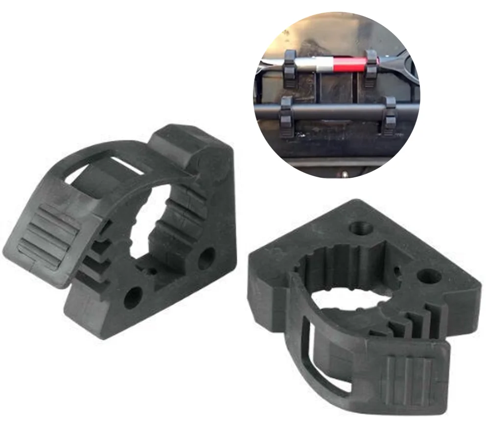 Fist Clamp Quick Rubber For Mounting Tools Equipment Handle Keeper Shovel Holder Mount 1.18-1.57 Diameter Trailer RV Accessory smile