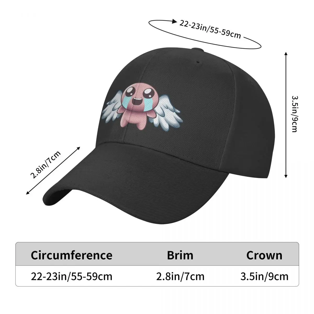 Of Punk The Binding Isaac Baseball Cap Women Men Breathable Dad Hat Sports Spring Hats Summer Trucker Golf Caps smile