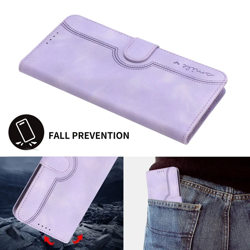 Card Solid Color Flip Slot Wallet Leather Case For Samsung Galaxy A54 A51 A34 A33 A31 A14 A13 S23 Plus S22 Ultra S21 S20 FE S10 smile