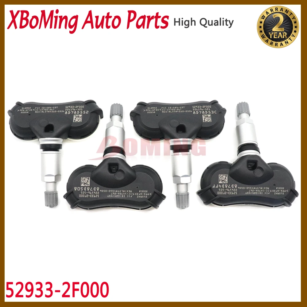 Tire XBoMing 52933-2F000 TPMS Pressure Monitor Systems Sensor For Kia Rio Borrego Spectra Sportage 2006-2012 315MHZ 216707-101 smile