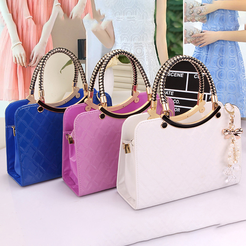 Luxury Designer Inspired Leather Handbag for Women Elegant Knitting Shoulder Bag Fashion Messenger Purse Stylish Female Tote Spacious Designer Bags