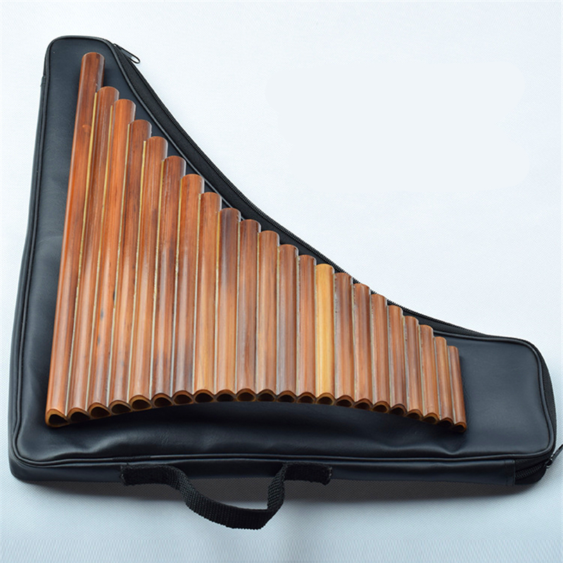 22 Pipes bamboo PanFlute Key of G Professional Flauta xiao Handmade Panpipes 22 Woodwind Musical Instrument Panflute g TONE