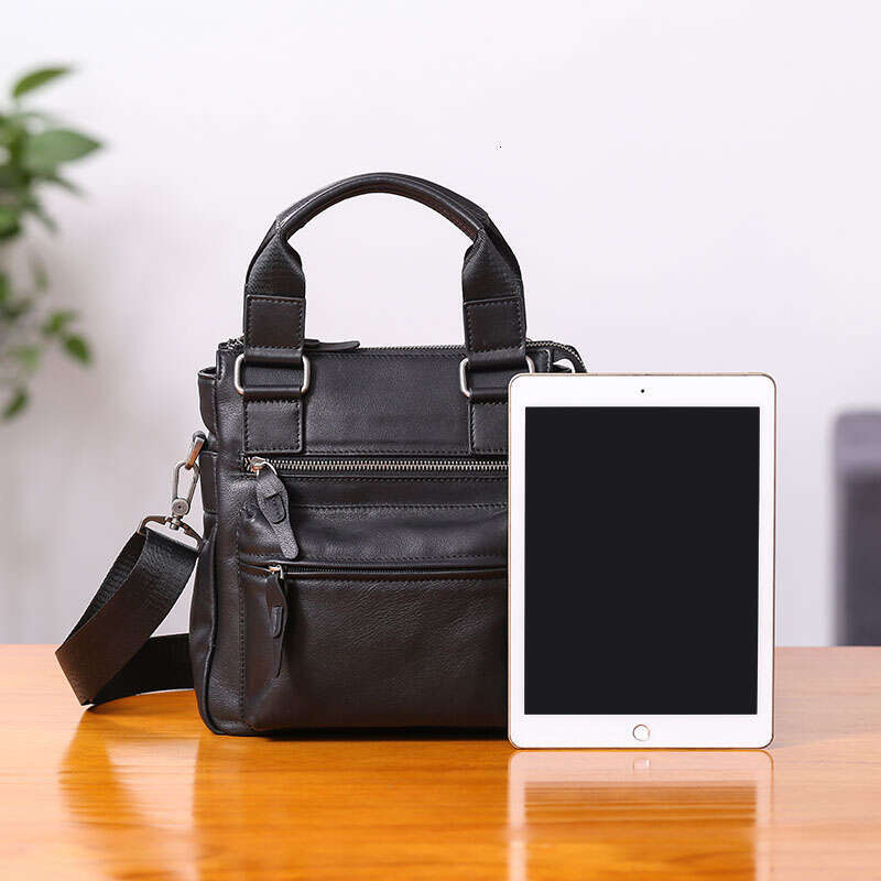 Small Handbag Vertical Business Casual Shoulder Diagonal Cross-Body Leather Men's Bag