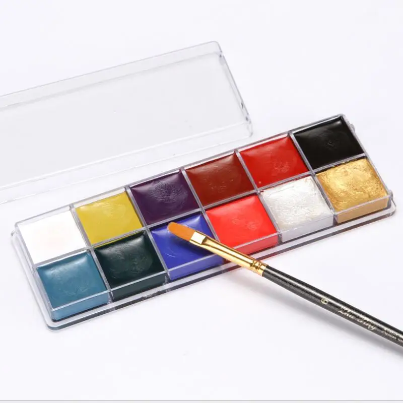 df Body Colors Art Face Painting Paint Oil Tattoo Makeup Cosmetic Bodypainting Halloween Party painting