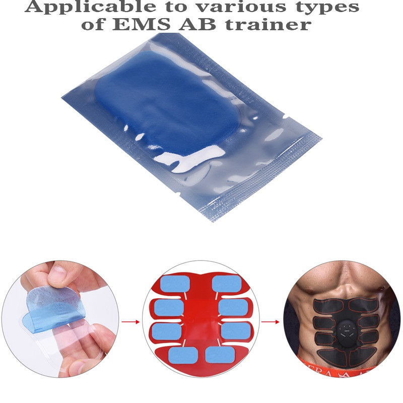 Gel Pads for EMS Abdominal ABS Trainer Weight Loss Hip Muscle Stimulator Exerciser Replacement Massager Gel Patch