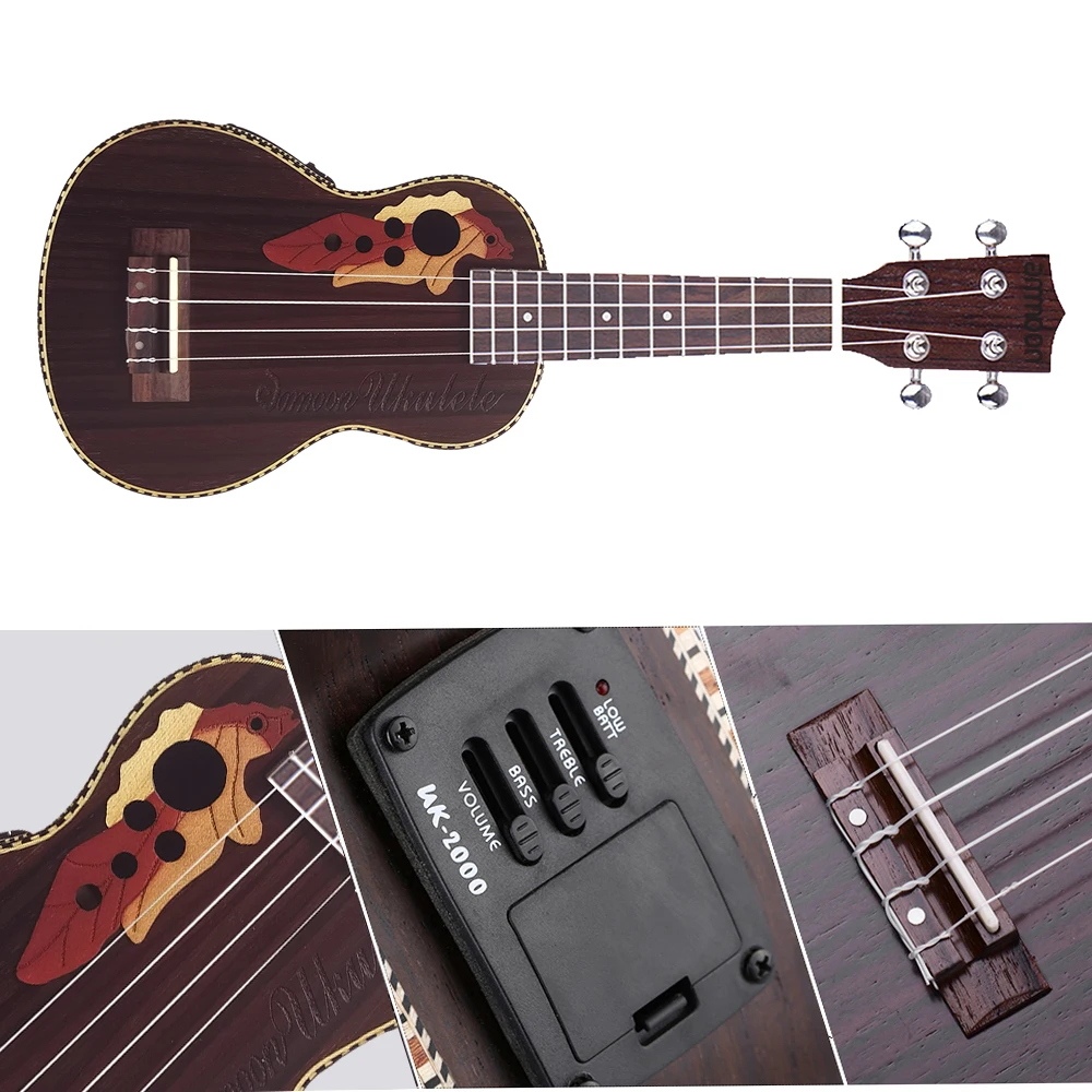 21 inch Ukulele Sapele Acoustic Ukulele 15 Fret 4 Strings Stringed instruments Guitar Music instruments mini guitar For beginner