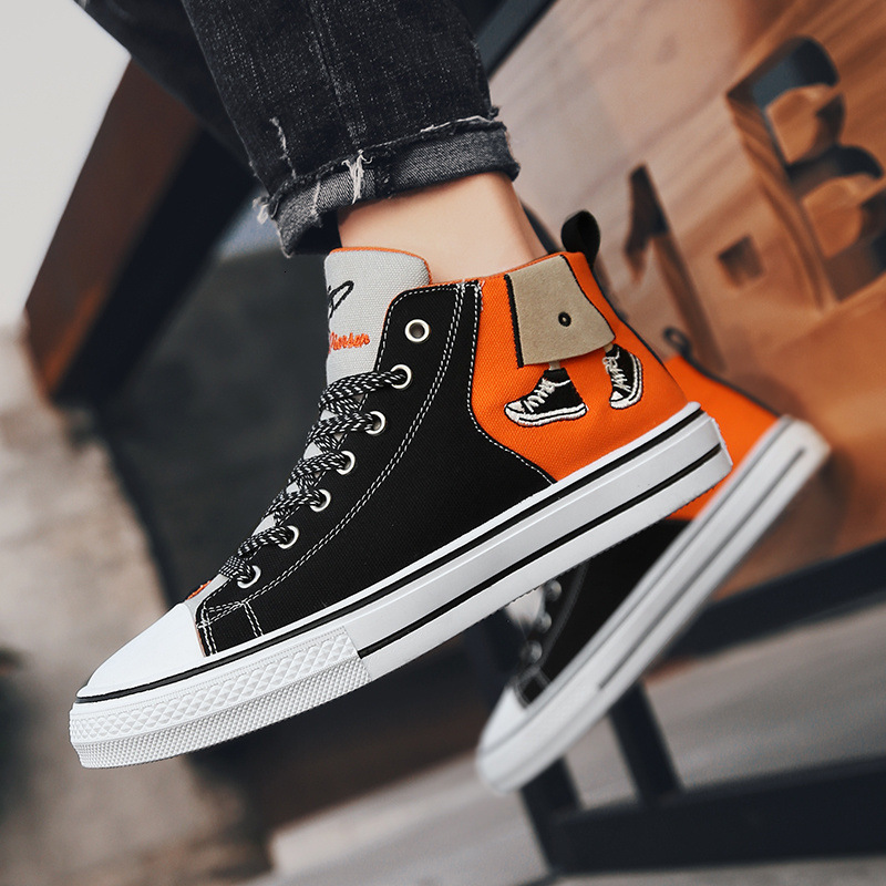 Canvas Spring 2025 New Styles Students Couple's Men's Versatile Sports And Leisure Board Shoes Trendy Shoes For Men