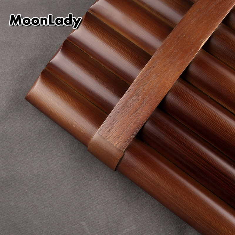 Chinese Traditional Musical Instrument 22 Pipes Pan Flute C Key High Quality Woodwind Bamboo Purely Handmade