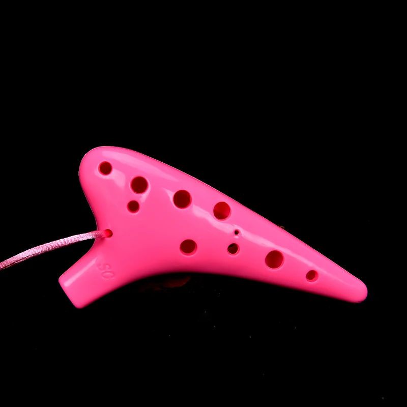 MINI Ocarina 12 hole Soprano C KEY SC mini ABS resin Ocarina flute Orff Musical Instruments Flauta for Childen Student play