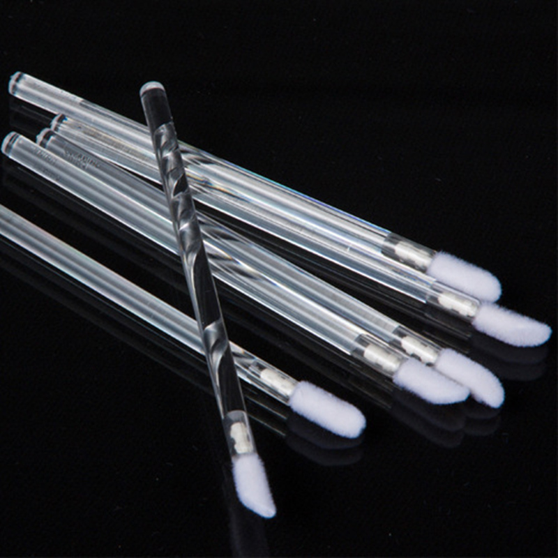 c Deal pcs High Quality Best Women Disposable MakeUp Lip Brush Lipstick Gloss Wands Applicator Make Up Tool stick