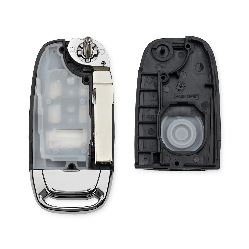 KEYYOU Remote 3 Buttons Modified Flip Key Fob Shell Case For VW VOLKSWAGEN Caddy Eos Golf Jetta Beetle Polo Up Tiguan Touran