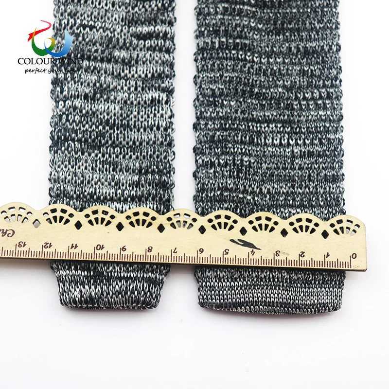 5.5CM Fashion Knitted Ties For Men Navy Brown Striped Neckties College Student Narrow Design Woven Cravat Plaid Shirt AccoryX241109