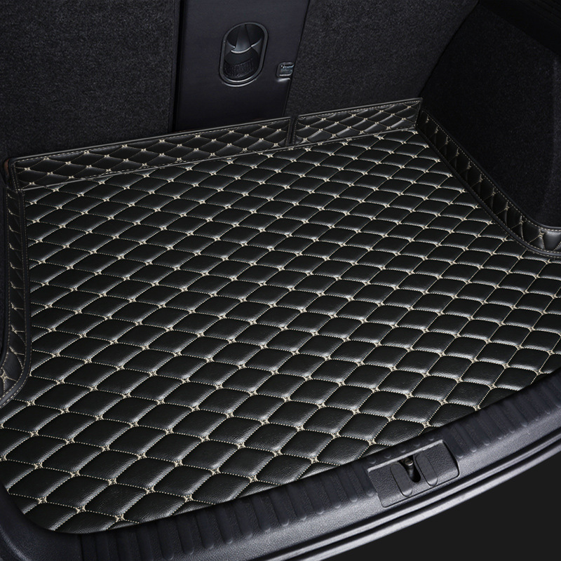 Alfombrilla de cuero Artificial personalizada para maletero de coche, accesorio Interior para Skoda Superb 2016-2019 2013-2015 2009-2013 1c643