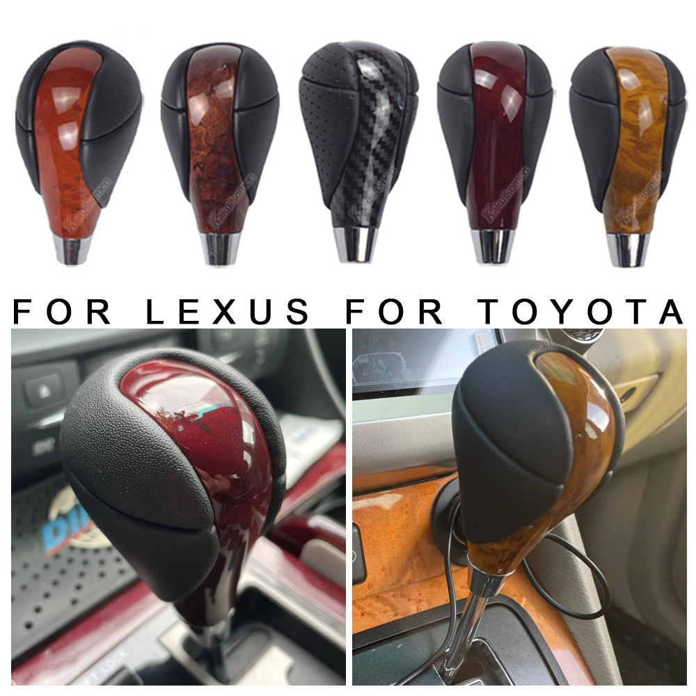 Gear new Stick Gear Shift Knob For Lexus IS250 RX350 RX450h IS350 ES300 ES350 GS300 GS350 2025 LS460 LS430 LS600h CT200H Plating Walnut