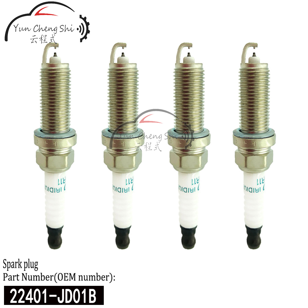 New Bland aIridium Spark Plug For Nissan Altima 3.5L Cube 1.8L NV200 Sentra 2.0L Versa 22401-JD01B FXE20HR11