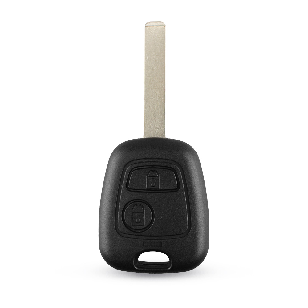 KEYYOU Replacement Car 2 Buttons Remote Control Key Fob Case 2025 Shell new For Toyota AYGO Accessories Peugeot Citroen VA2 Blade No