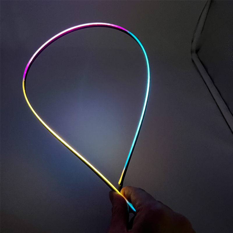 LED Symphony Guide Fiber Optic Car Ambient Strips Bar Light Replacement Interior Acrylic Light Atmosphere for Replace the Broken