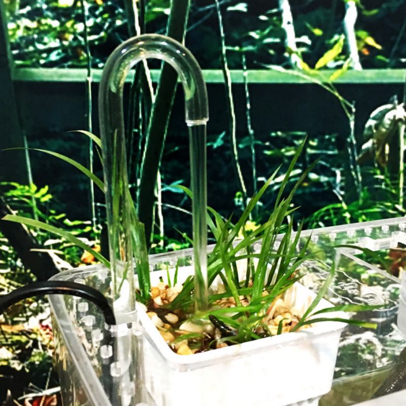 Aquarium Air Tube Connectors U-Shape Clear Acrylic Pipe Fish for Tank Air Plastic Tube CO2 System Accessories