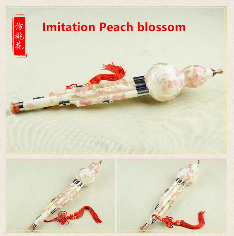 High Quality Chinese Hulusi Gourd Cucurbit Flute C/Bb Traditional Ethnic Chinese Music Instrument With Case Easy to Learn