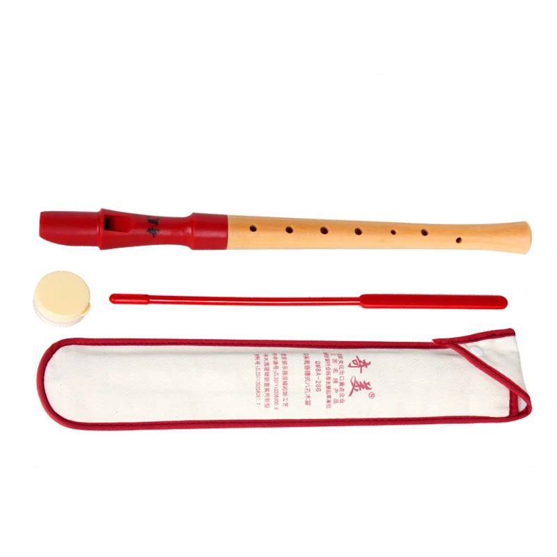 Chinese Vertical Clarinet Flute, Wooden Recorder, Musical Instrument, German, Baroque, Soprano, 8 Holes