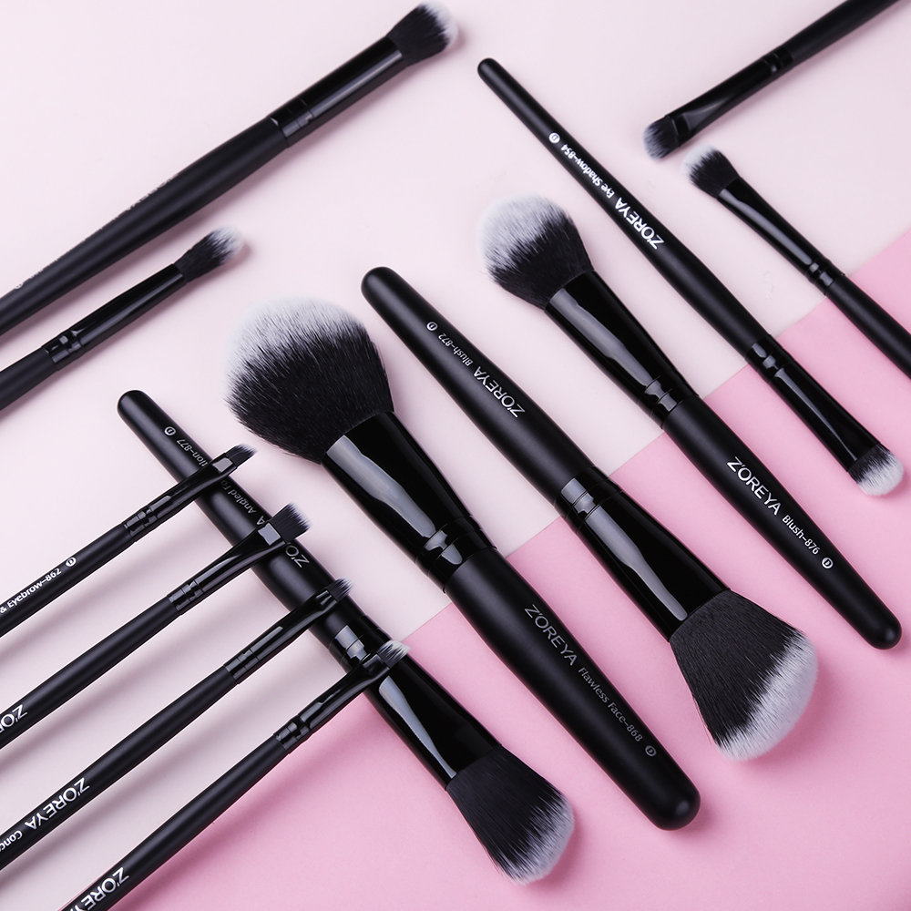 b Brush Professional pcs Makeup ZOREYA Set Many Different Model As Essential Cosmetics Tool