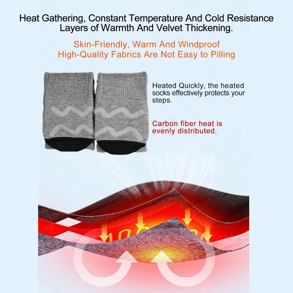 Unisex Heated Socks 3-speed 2025 Temperature Adjustable Electric Heating Socks Winter new Thermal Socks For Outdoor Sports Riding Skiing