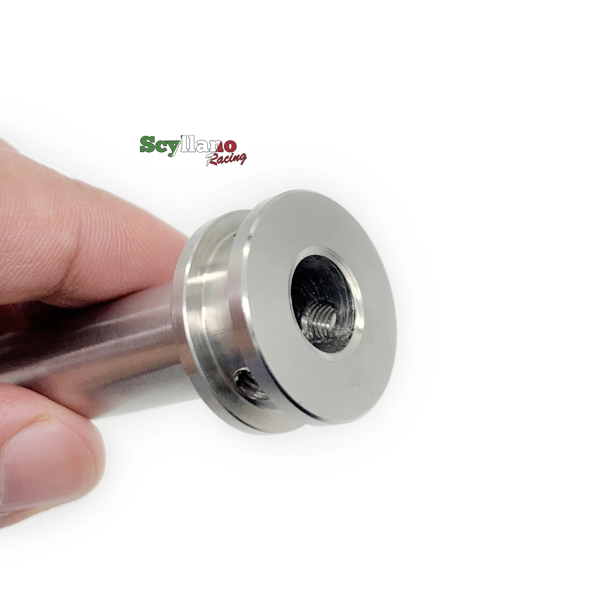 CNC Machined Stainlees Steel Biposto Original Knob Adapter For Abarth 500 595 695 From 2008 To Date Knob Connector M12 Screw