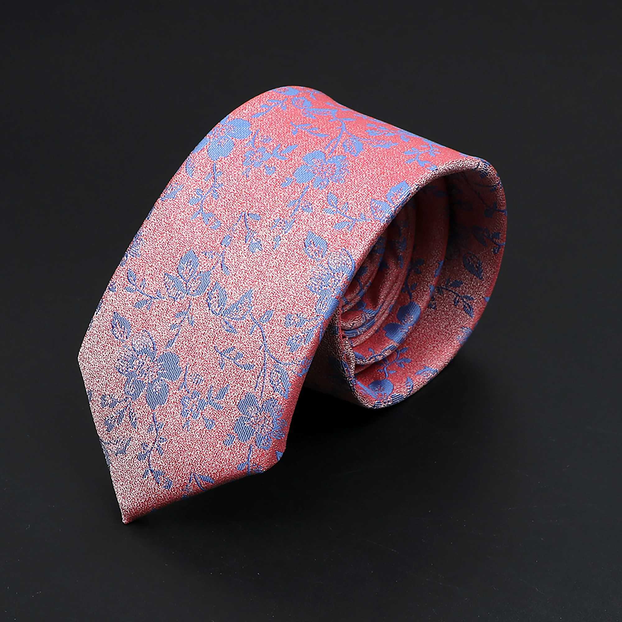 26 Styles Mens Jacquard Novelty Ties Skinny Floral Paisley Striped Necktie Busin Narrow Suit Shirt Daily Wear AccoriesX241111