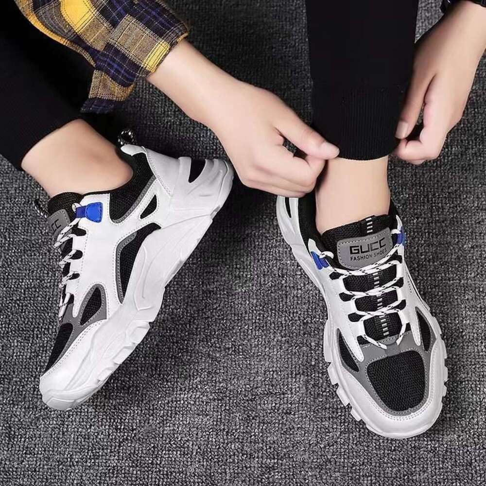 Ddmytiger Yellow Beige L Wool Date Work Ruffled Spring Autumn Women Summer New Casual Sports Thick Sole Men S Breathable Trend Dad Mesh Running Shoes 
