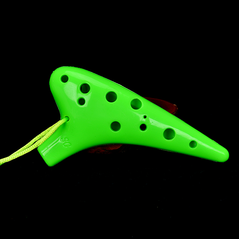 MINI Ocarina 12 hole Soprano C KEY SC mini ABS resin Ocarina flute Orff Musical Instruments Flauta for Childen Student play