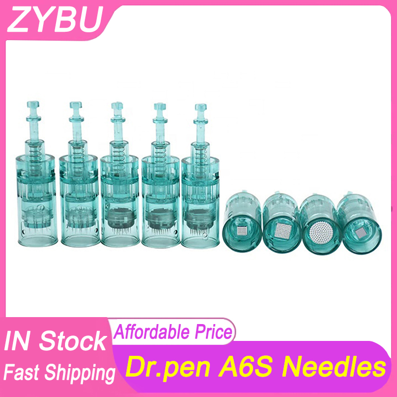 50Pcs Dr.pen A6S Needle Cartridge Anti Back Flow Micro Skin Needling 11 16 24 36 42 Nano Needle MTS Tips Fit on Dr a6s Dermapen replacement Derma Pen 
