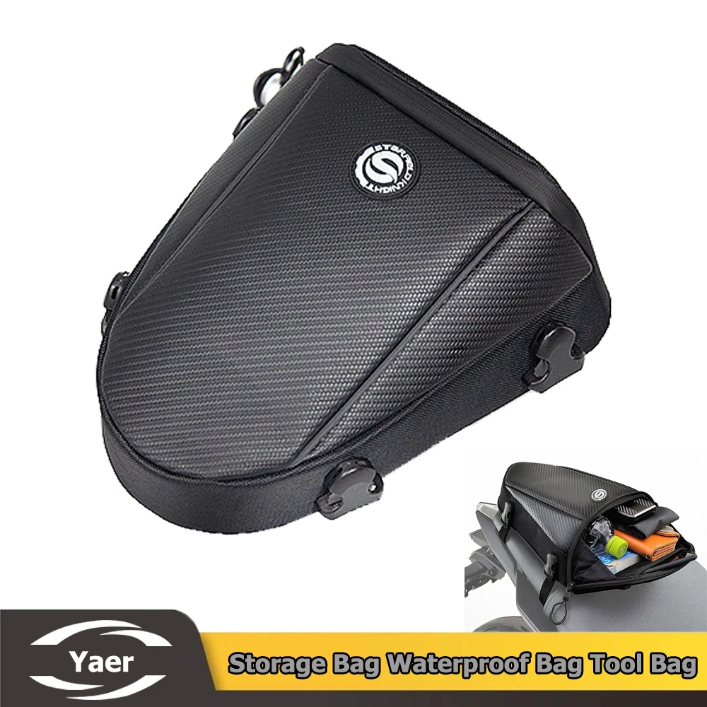 For Yamaha MT-01 MT-03 MT-07 MT-09 MT-10 MT-25 XJ6 FZ1 FZ6 FZ8 FZ10 Motorcycle Tail Bag Multi-functional Rear Seat Bag