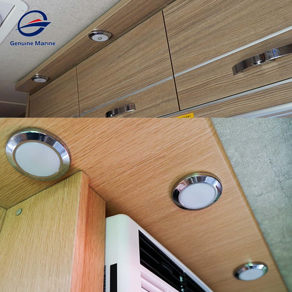 RV Interior LED Ceiling Dome Light 12 V Roof Lamp with On/Off Switch For Camper Caravan Marine Boat Accessories