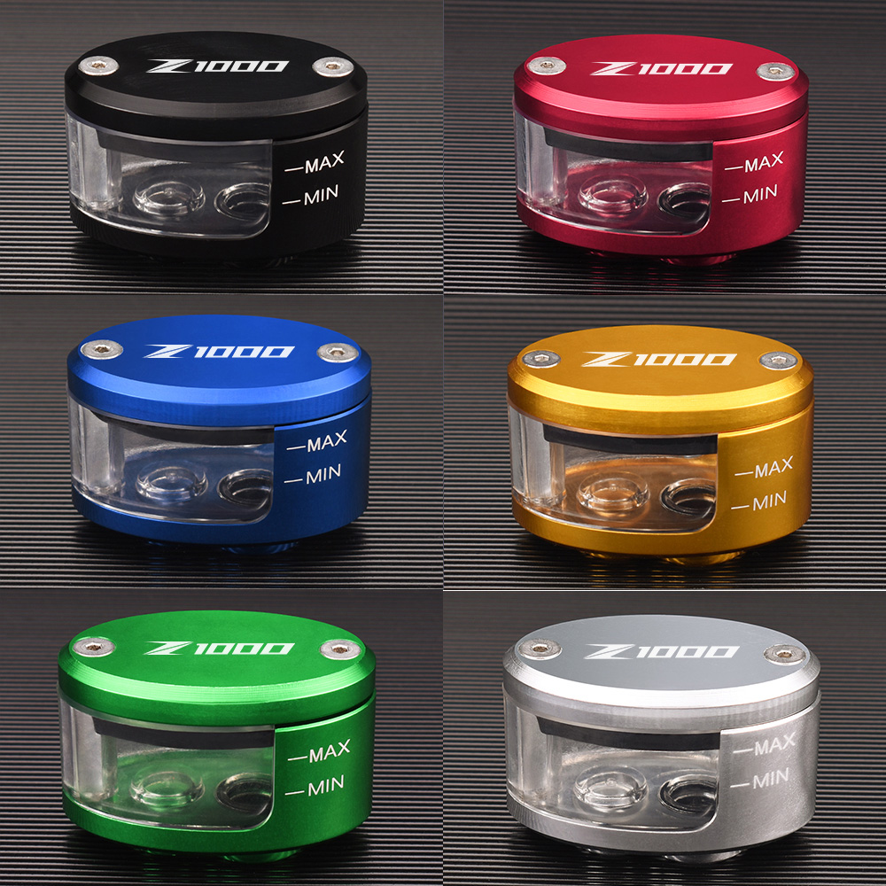 Z1000 CNC Motorcycle Brake Fluid oil Reservoir Cup For Kawasaki Z1000 Z-1000 2007 2008 2009 2010 2011 2012 2013 new 2014 2025 2015 2016