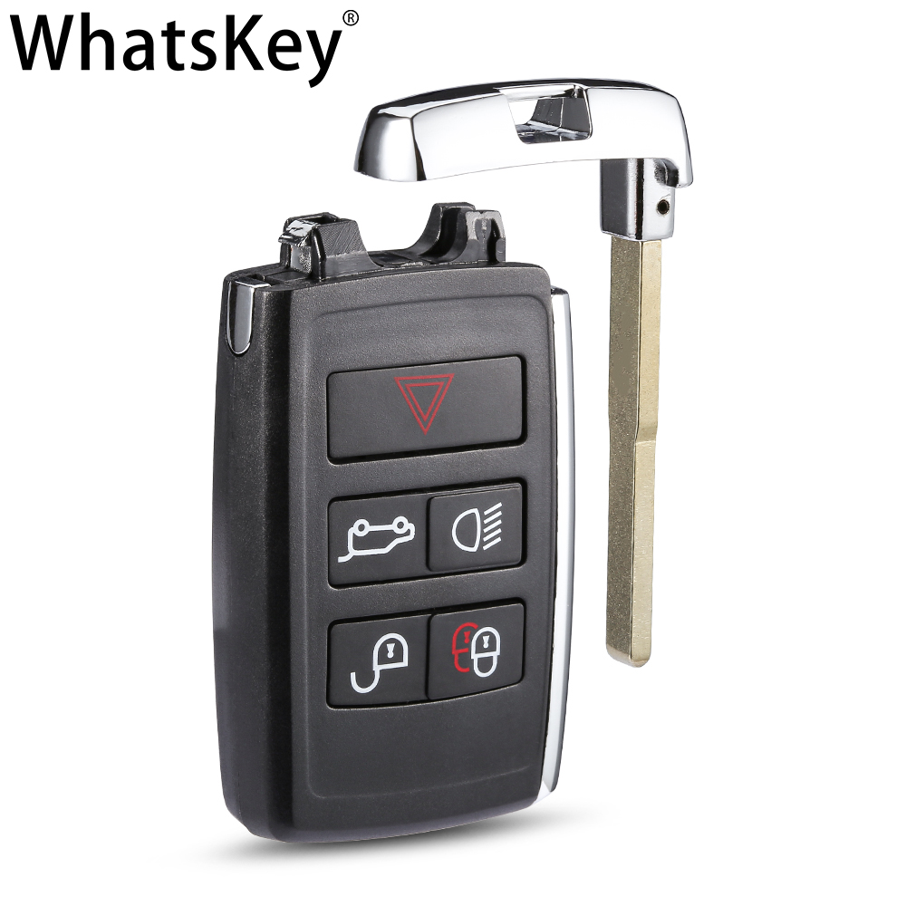 Modified 5 Buttons Remote Shell Key Case For Land Rover Discovery 4 5 Evoque Sport For 2025 Jaguar XE XJ F-Type F-Pace new Key With Blade