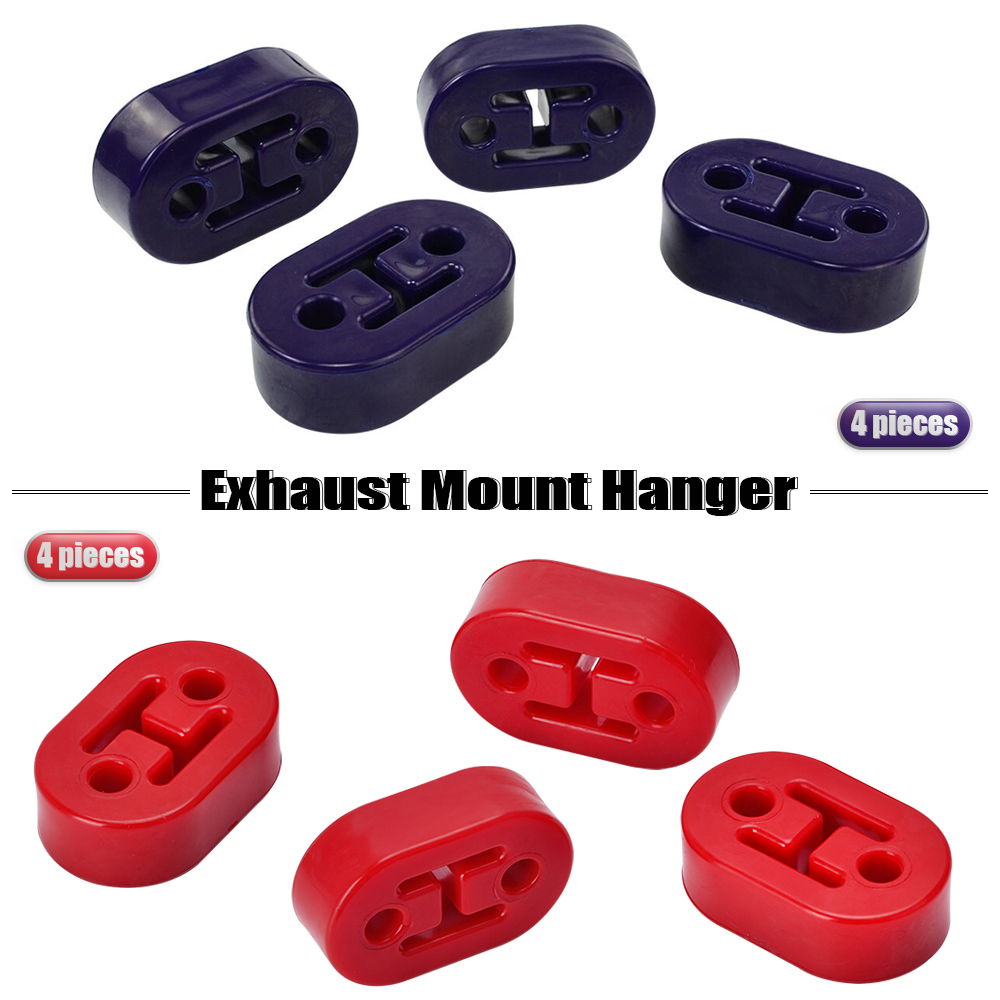WLR RACING - Blue,Red,Yellow, Polyurethane Exhaust/Muffler SHORT HANGERS 4pcs/lot universal WLR8952
