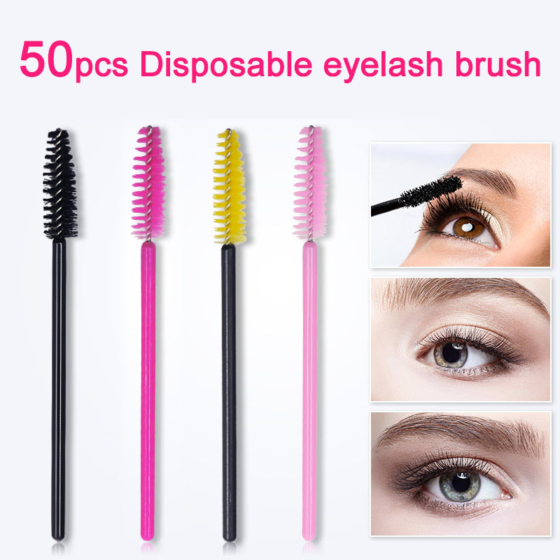 ab d Disposable Eyelash Brushes Kimcci Pcs Eyebrow brush Mascara Wand Applicator Spoolers Eye Lashes Cosmetic Set Cilia Makeup Tool