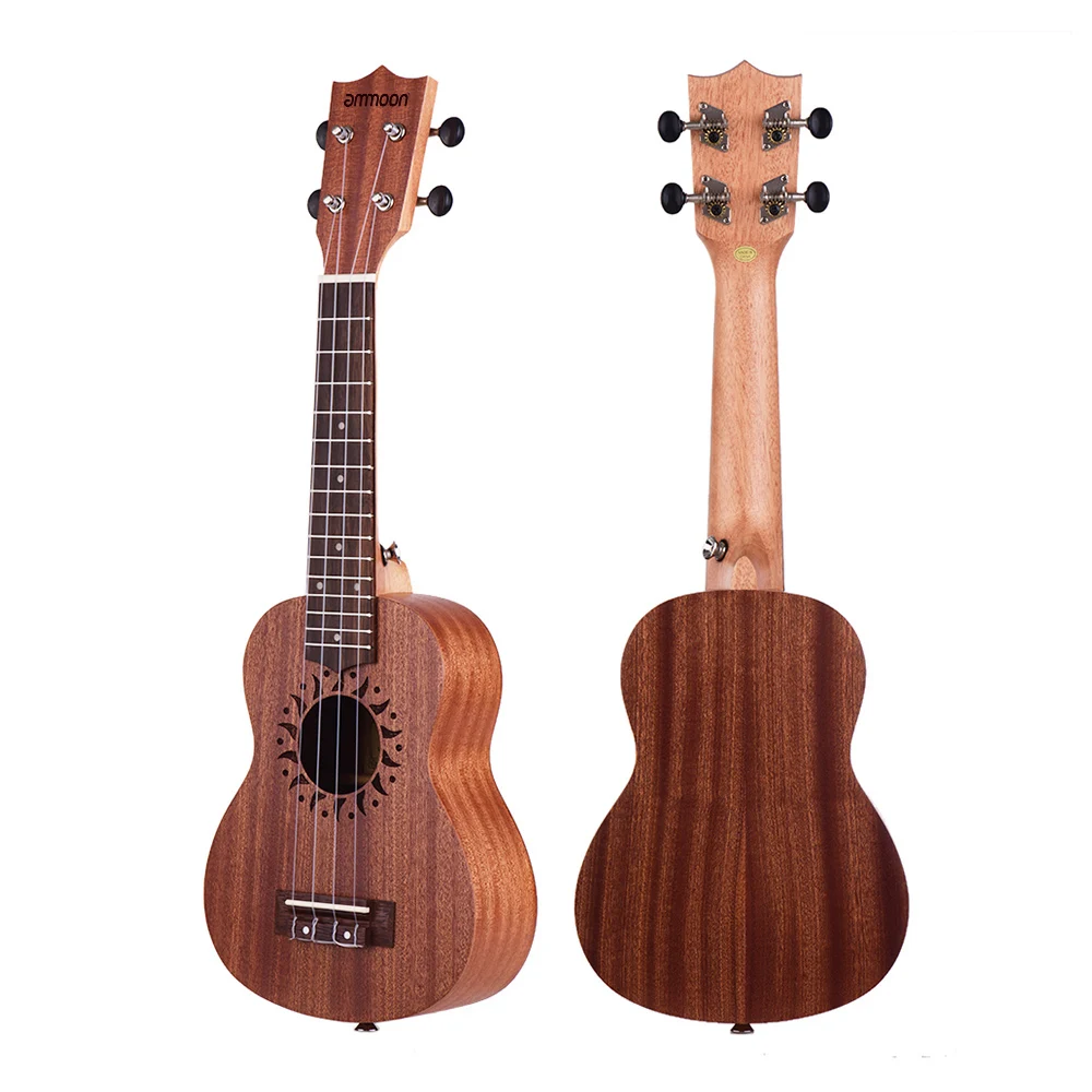 21 inch Ukulele Sapele Acoustic Ukulele 15 Fret 4 Strings Stringed instruments Guitar Music instruments mini guitar For beginner