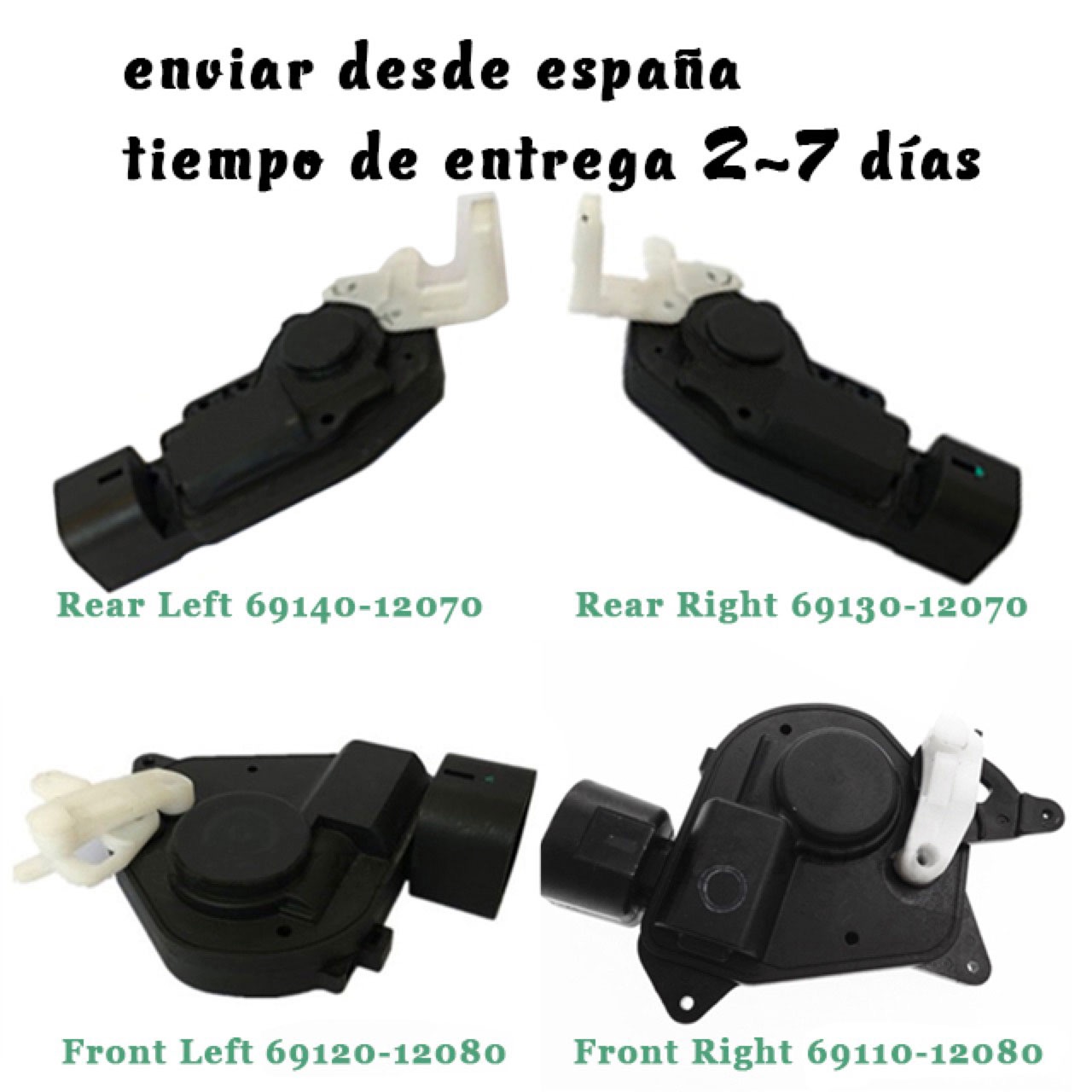 Door Lock Actuator Front Rear Left Right Side For Toyota Corolla 00-08 69110-12080 69120-12080 69140-12070 69130-12070