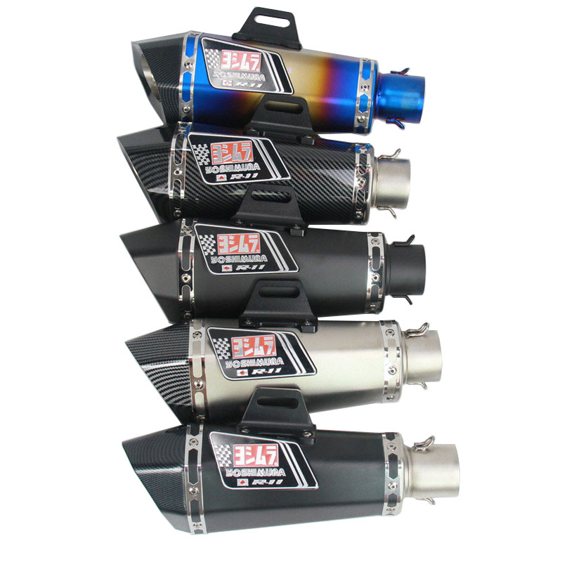 Universal 36-51mm motorcycle exhaust with Db killer stickers muffler for Z900 GSXR1000 SV650 R6 R3 ZX6R ZX10 K7 MT07