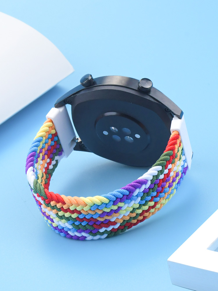 Braided Solo Loop For Samsung Galaxy watch 4/classic strap 46mm/42mm/active 2/Gear S3 bracelet 20mm/22mm Galaxy watch 3 Band