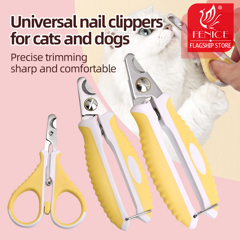 Fenice Pet Nail Clipper Scissors Dog Cat Toe Claw Nail Clipper Grooming Scissors Trimmer Grooming Tools for Animals Pet Supplies