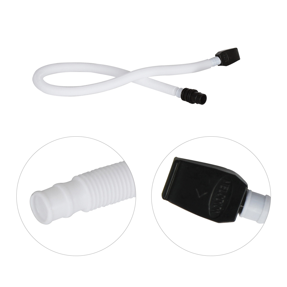 Professional 57cm / 22.4in Long Flexible Plastic Melodica Pianica Tube with a Black Mouthpiece
