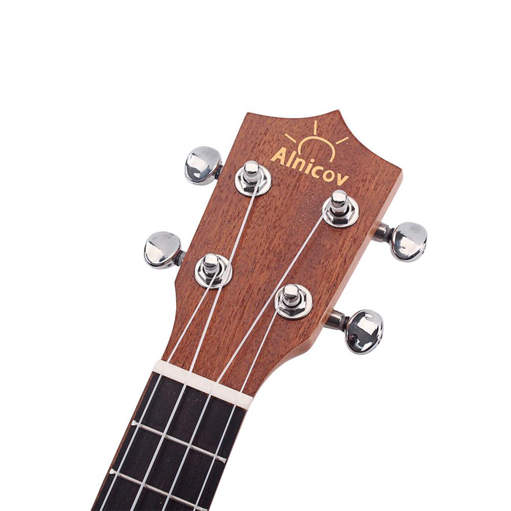 21 inch Four String Ukulele Zebra Mahogany Wood Ukulele Hawaiian Small Guitar Acoustic Sting Instrument electroacustica