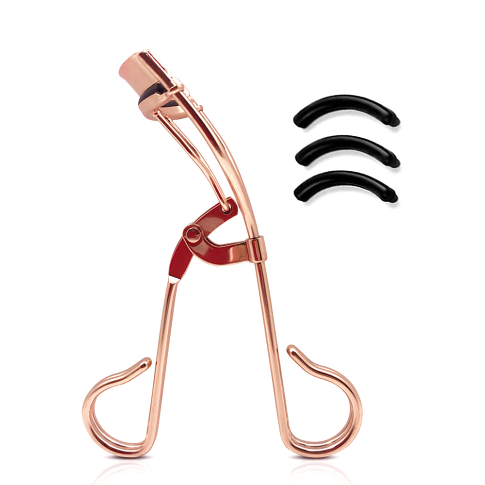e bb Lady Professional Women Rose Dighealth Gold Handle Eyelash Curler Eye lashes Curling Clip Beauty Makeup Eyelashes Tools es