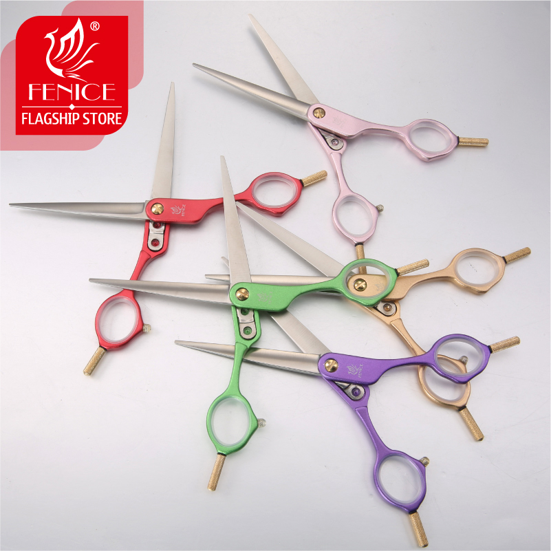 Fenice High-end 6 Inch Professional Dog grooming Scissors Cutting Straight Shears Pet Grooming Tools Tijeras Makas