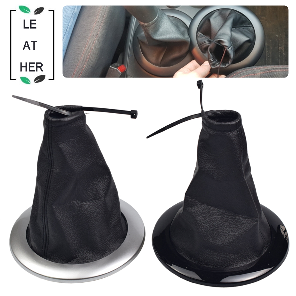 For new Renault Megane 2 2 II Sport Tourer II 2002-2009 Car Gear 2025 Shift Knob Gaiter Boot Cover Lever Shifter Case